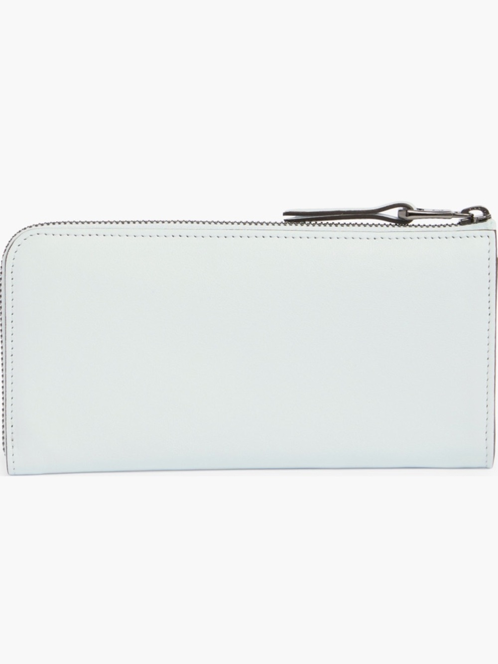 Longchamp Pale Blue Leather L Zip Wallet NWT with box - Picture 10 of 12